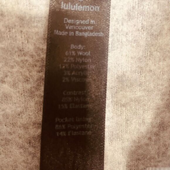 Lululemon | Tundra Trek Wool Blend Hooded Full Zip Jacket Gray Size XS | EUC - Picture 15 of 16